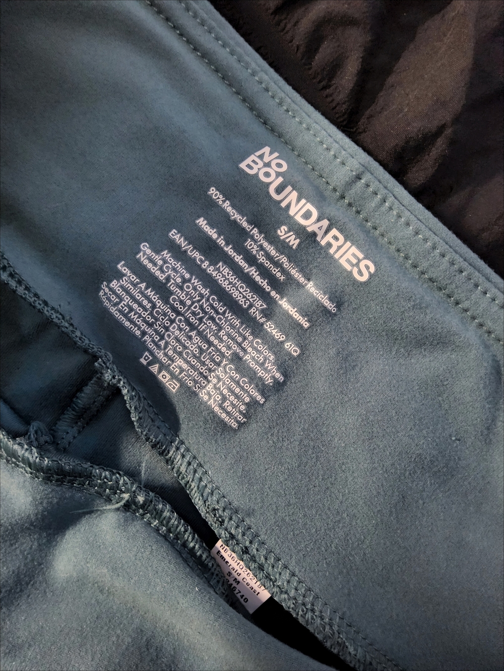 No Boundaries Teal Activewear Leggings - Picture 8 of 9